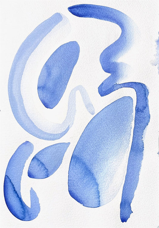 Blue Two, 2023 | Watercolor