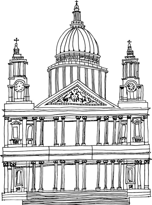 St. Pauls, 2015 | Pen on Paper