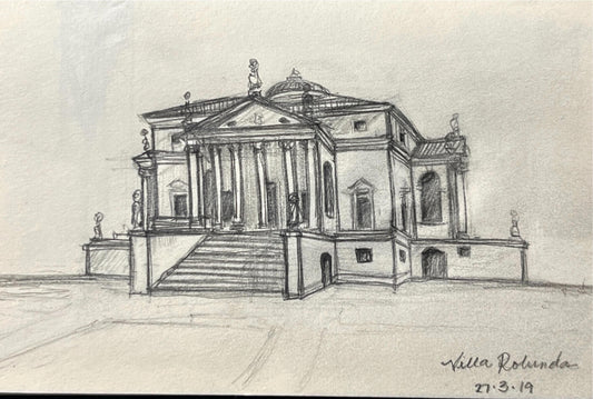 Villa Rotunda, 2019 | Graphite on Paper